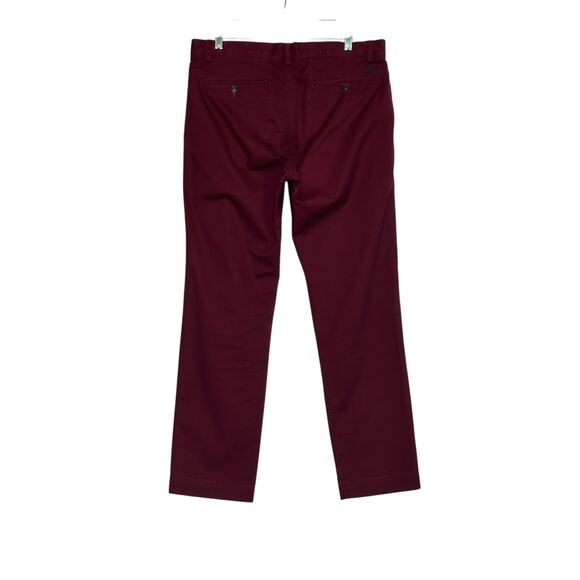Polo Ralph Lauren red stretch straight fit pants size 32 - Picture 9 of 11